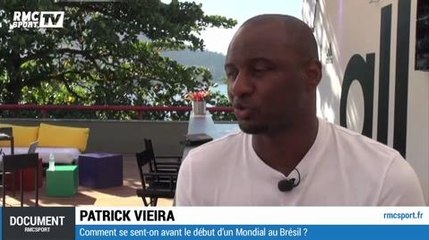 Document RMC Sport / Patrick Vieira veut voir le Brésil l'emporter - 12/06