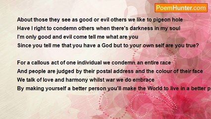 Francis Duggan - The Evil I See In Others