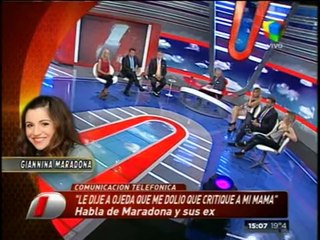 Gianinna da detalles de su charla con Ojeda