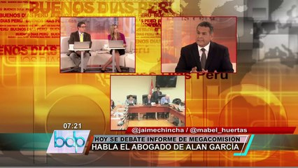 Defensa de Alan García: Eligieron este día para debatir por temor al ridículo público