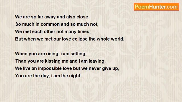 Cristina Teodor - .You Are The Day, I Am The Night