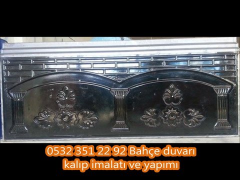 0532 351 22 92 beton bahçe duvarı kalıpları