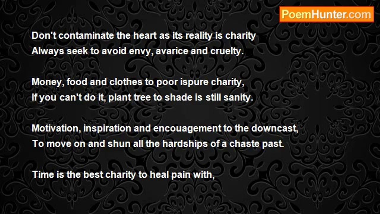 Perveiz Ali - Charity