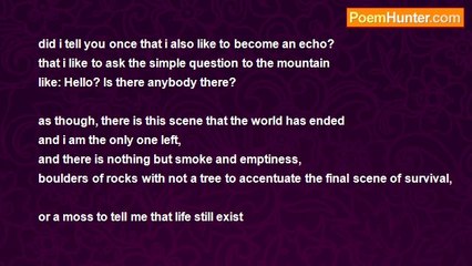 RIC S. BASTASA - hello there? anybody home?