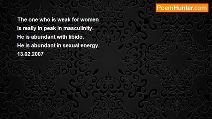 Rm.Shanmugam Chettiar. - To be weak is to be at peak