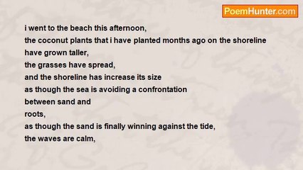 RIC S. BASTASA - The Sea Grass and The Waves Of The Sea