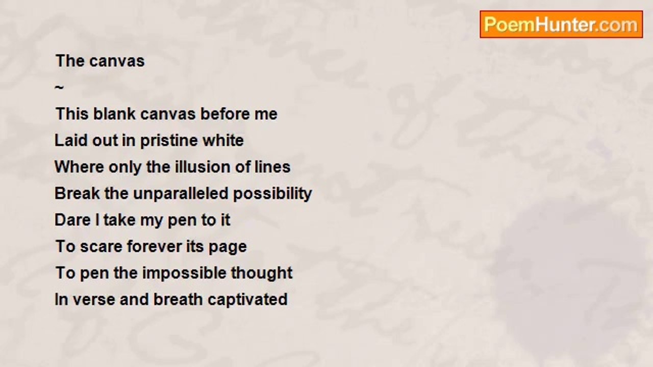 Matthew Holloway - The canvas