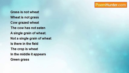 gajanan mishra - Wheat is not grass