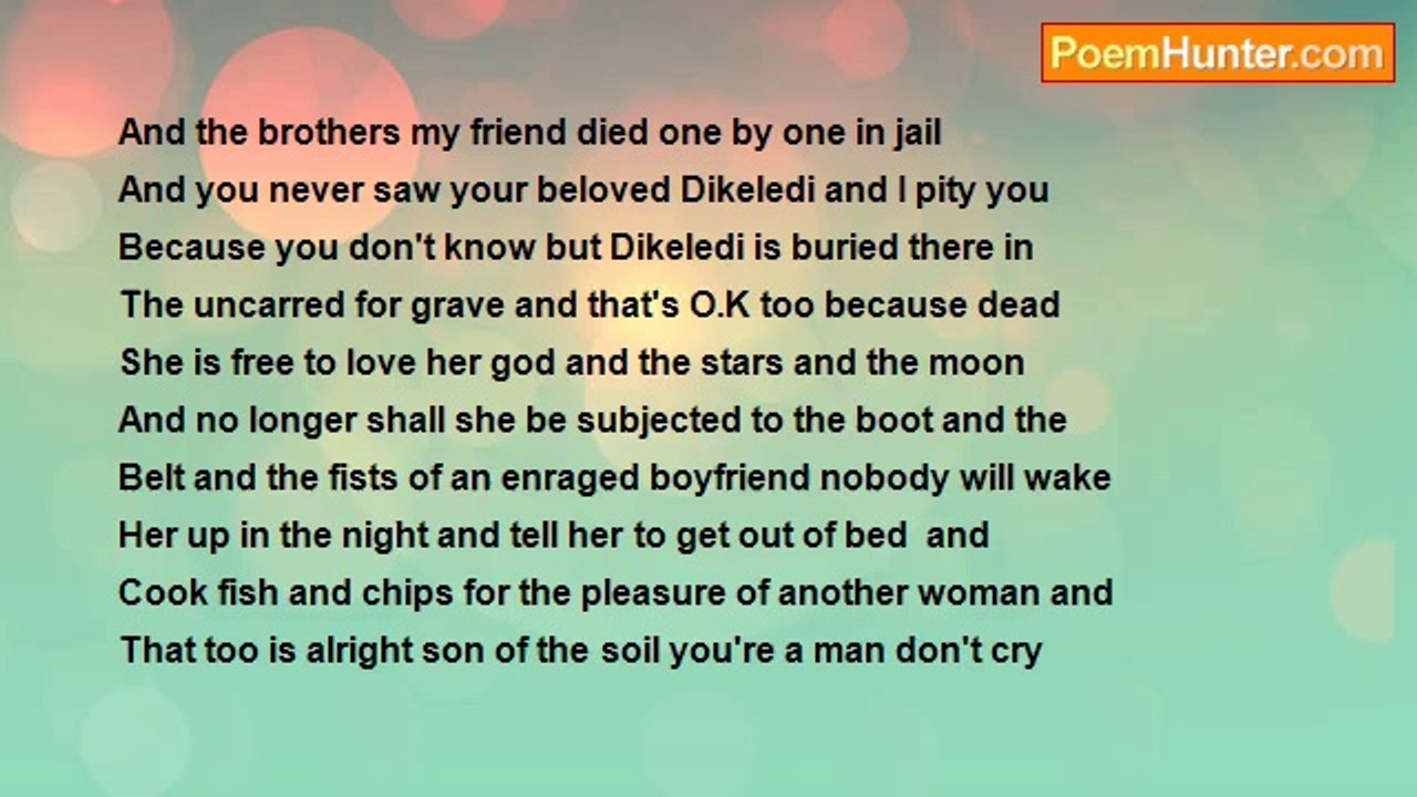 BrokenHeartPheko Motaung - (Remember poems)   R...