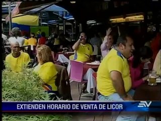 Permitido consumo de licor los domingos