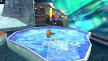 Super Mario Galaxy - Volcan de glace - Étoile 1 : Ça glisse sur la montagne de glace