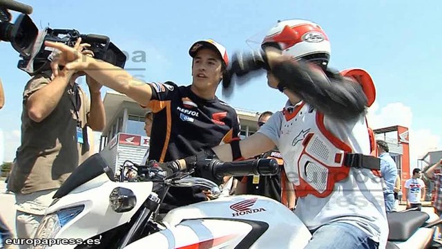 Los pilotos Marc Márquez y Dani Pedrosa esperan ganar el GP de Catalunya ante sus aficionados