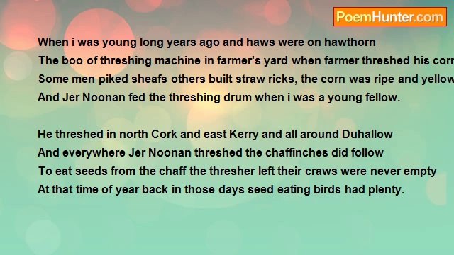 Francis Duggan - Threshing Days