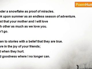 Ken Nye - Don't Go:  A Father's Lament