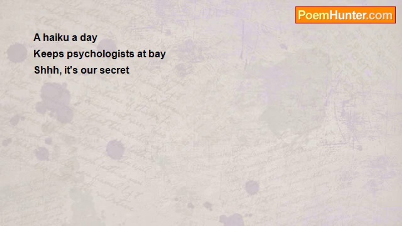 chanda panda - The Secret Cure (Senryu)