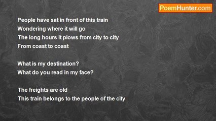 Jacquelyn Rocha - The Train Leaving the Station