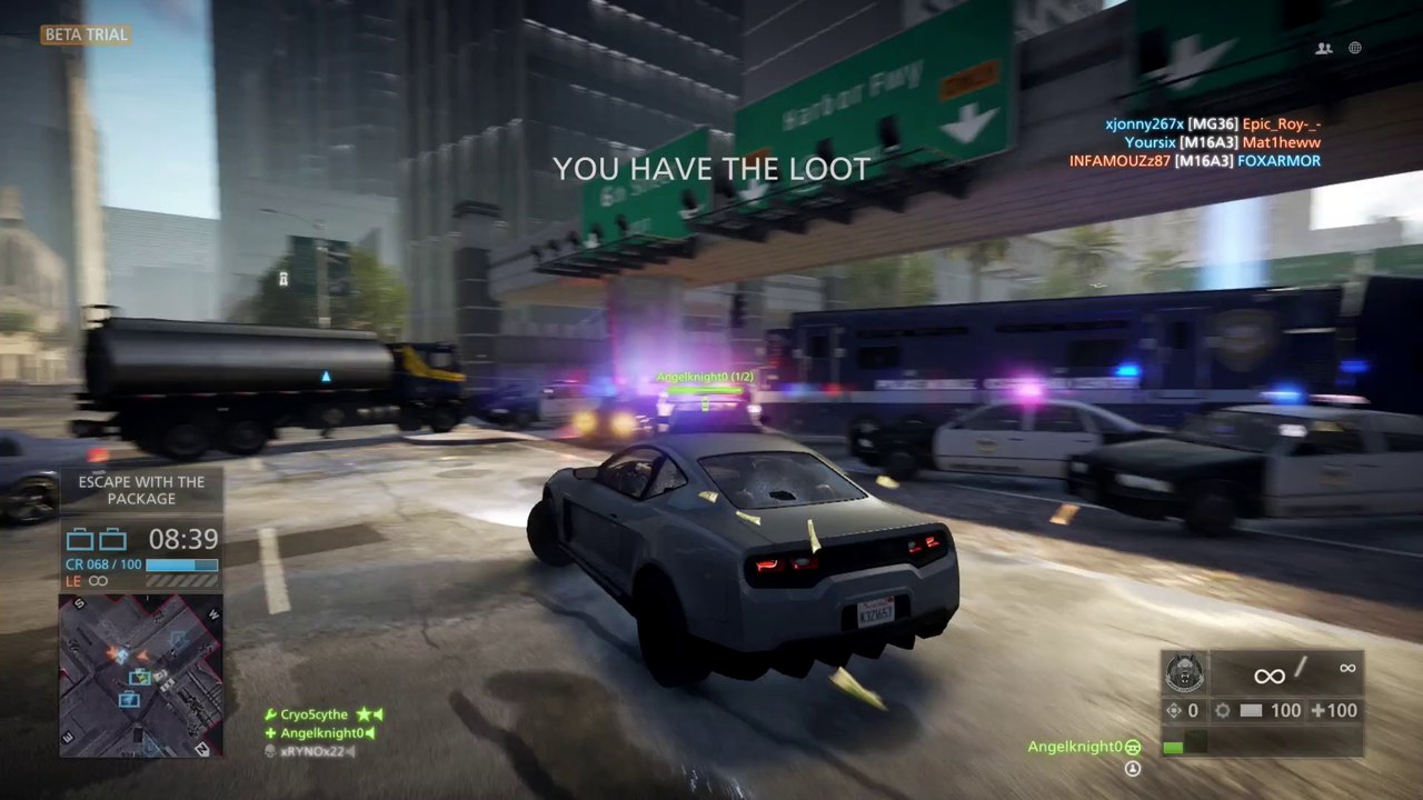 Battlefield Hardline Stealing the Loot (BETA)