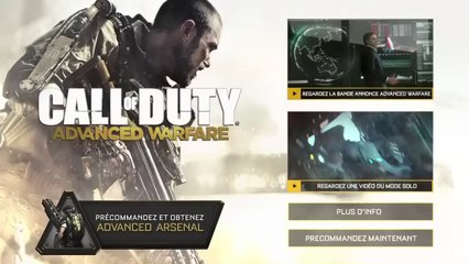 Call Of Duty : Advanced Warfare - L'arsenal avancé bonus de précommande (VF) (E3 2014)