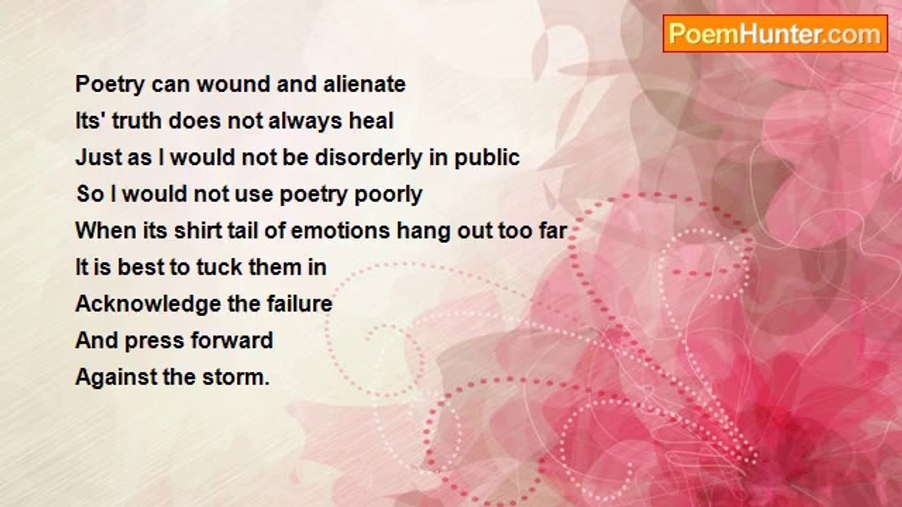 Bill Grace - On Recalling a Poem