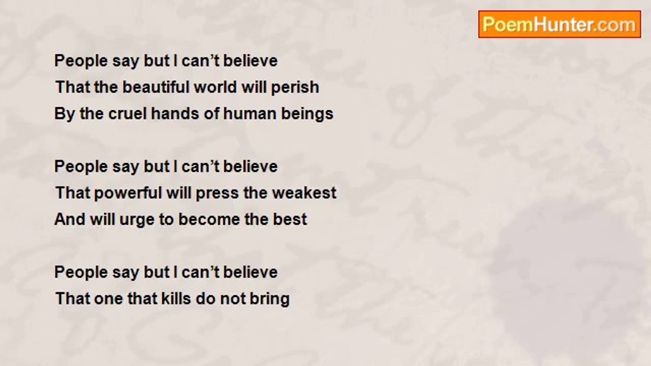 Abdul Sattar - People Say...