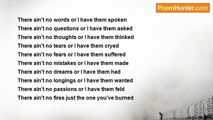 Jeannette Mekking - There ain't no