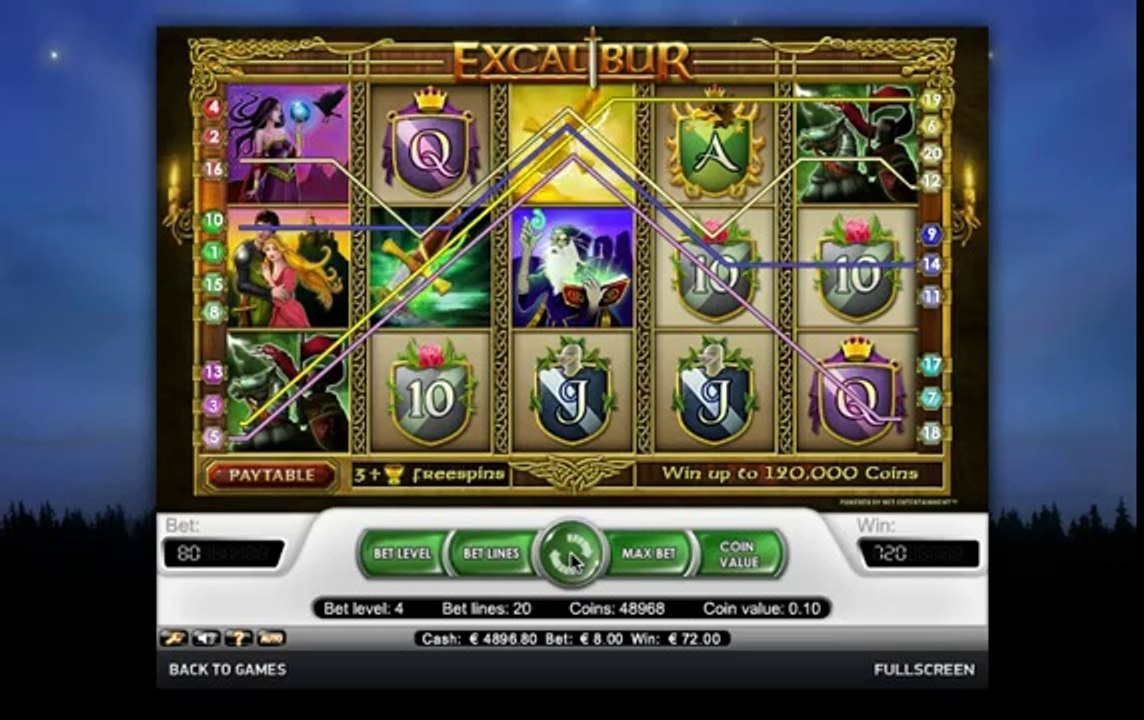 Excalibur Slots by NetEnt Review - PlayCasino.org