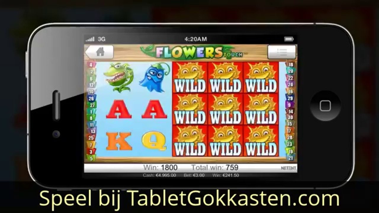 Flowers gokkast - Speel NetEnt Casino slots op je Mobiel of iPad (1)
