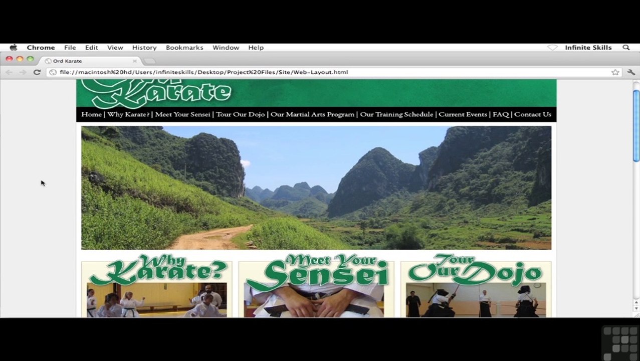 Inserting The Slideshow Into Dreamweaver