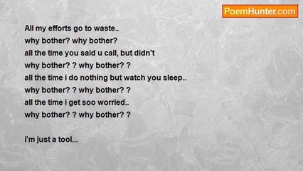 Leonard Lee - Why Bother?