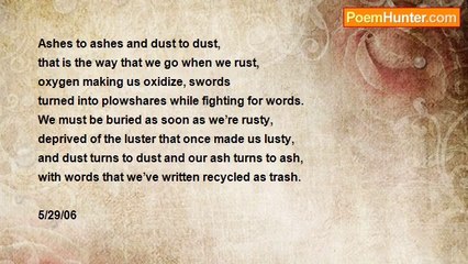 gershon hepner - ashes to ashes