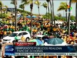 Huelga de empleados públicos en Puerto Rico