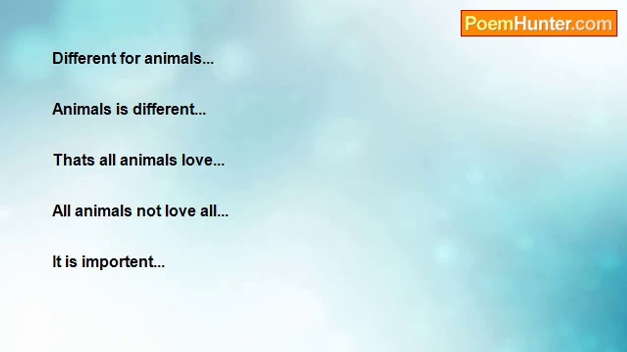otteri selvakumar - All animals...