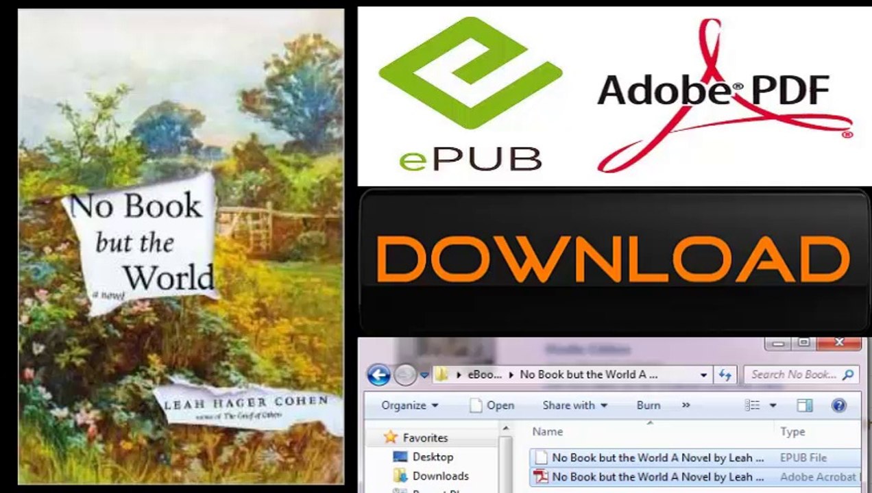 [FREE eBook] No Book but the World: A Novel by Leah Hager Cohen