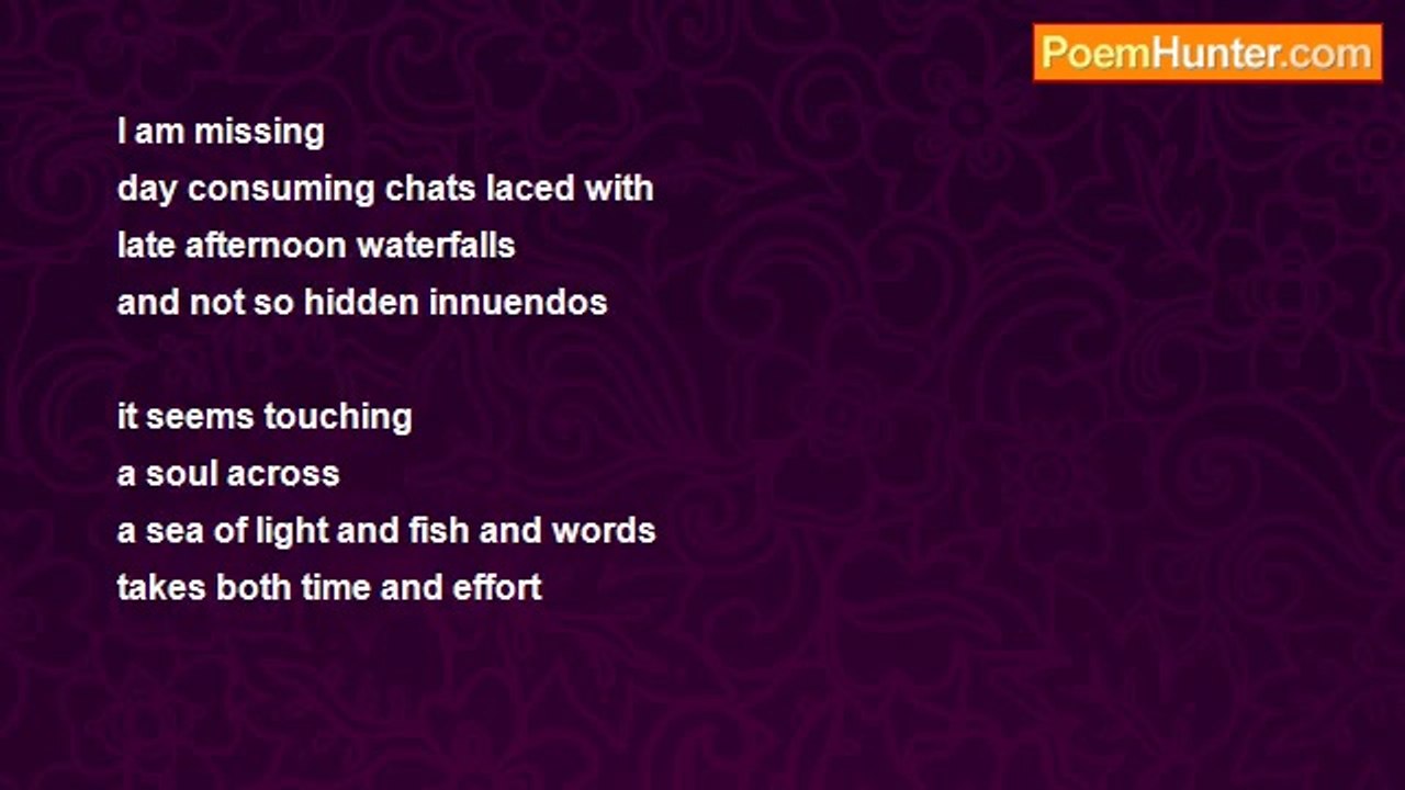 Eila Mahima Jaipaul - I Missed A Poet (Timing Is Everything)