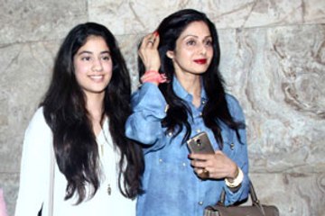 Sridevi keeps mini-me daughter Jhanvi away  from the media