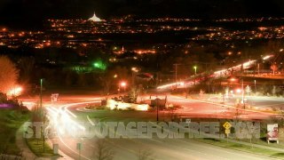 Free Timelapse Stock Footage - Rush Hour Traffic Day Into Night Free Download HD