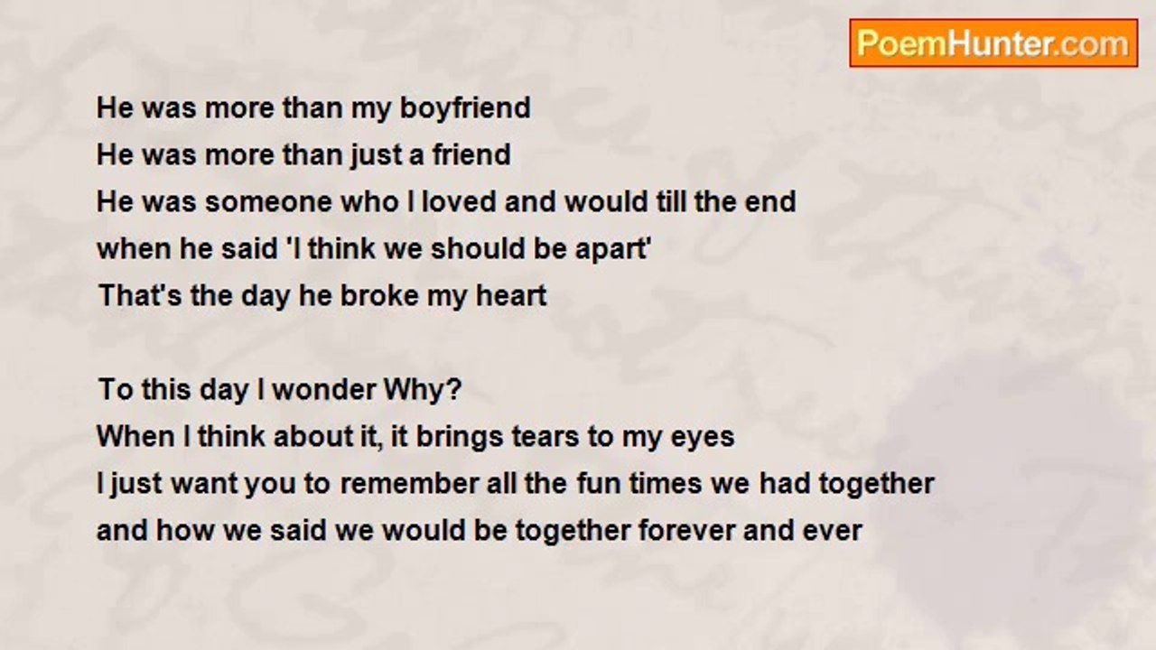 Tamara Moir - My Boyfriend