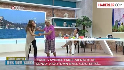 Şenay Akay ve Tarık Mengüç'ten Canlı Yayında Bale Yaptı