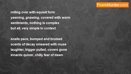 Reginald Goodridge - death of a sloth