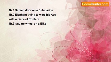 David Darbyshire - Poetic Definitions 'Useless'