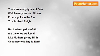 David Darbyshire - Pain, to which most people complain