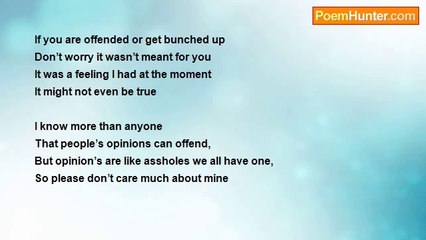 Jessica Holt - Opinions are...