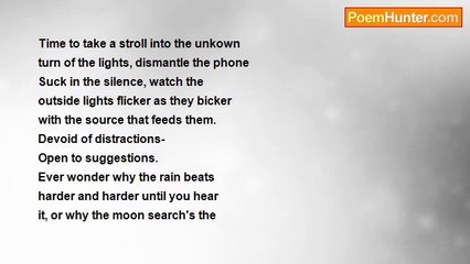 Not Long Left - Devoid of Distractions