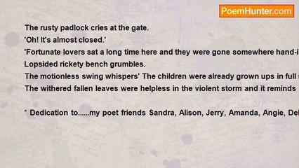 nimal dunuhinga - An evening in a solitary Park