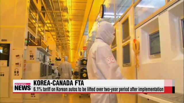 Korea, Canada initial free trade agreement