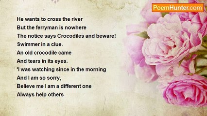 nimal dunuhinga - A Swimmer and a Crocodile