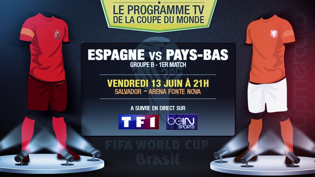 Mexique - Cameroun, Espagne - Pays-Bas... Le programme TV du jour !