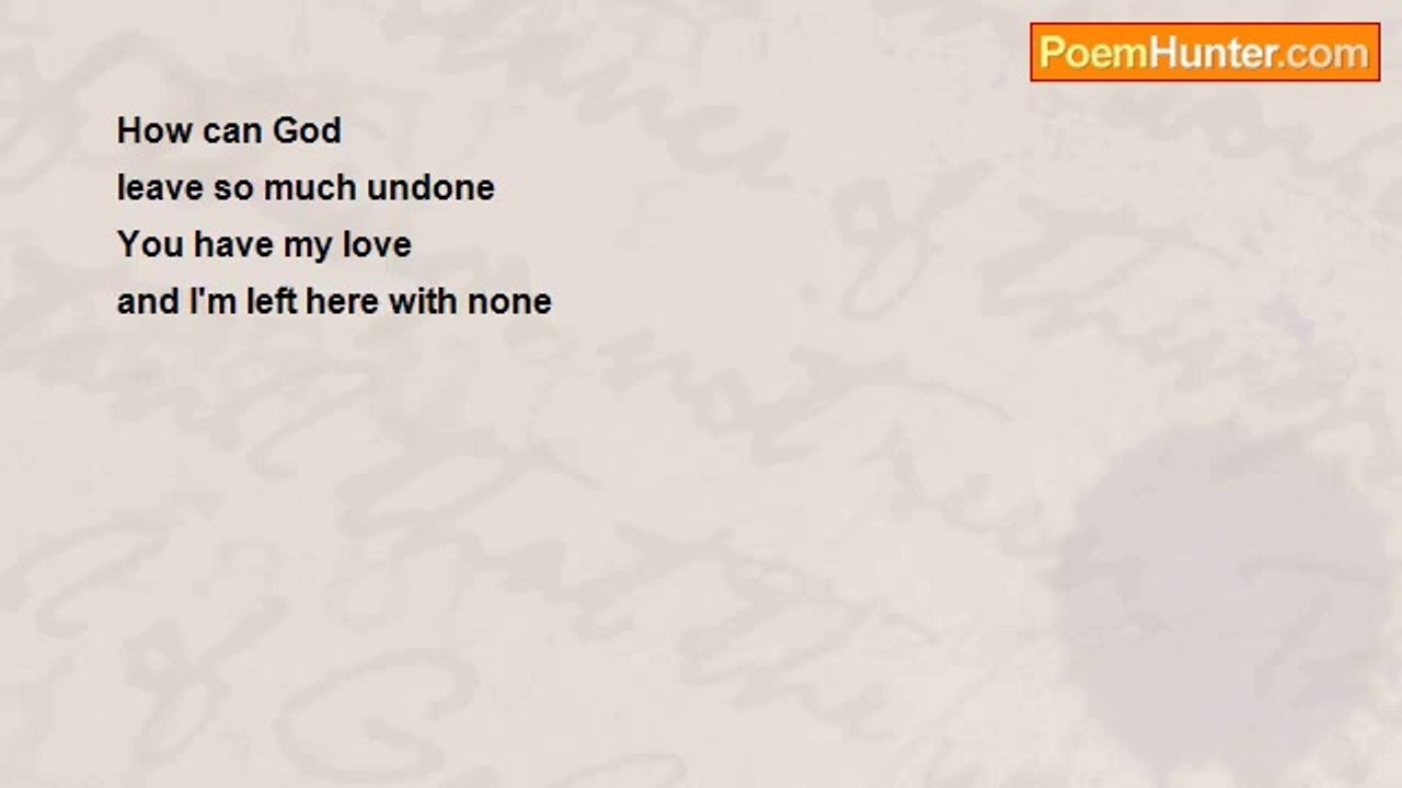 Anonymous man - Unloved