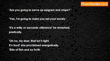 Francesca Johnson - Epigram