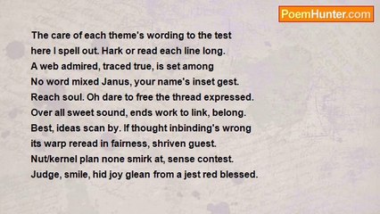 Jonathan ROBIN - Polyacrostic - Jest Gest